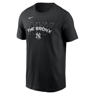 Nike New York Yankees Fashion Nike Mens MLB T-Shirt in Black | N19900ANK-19Z