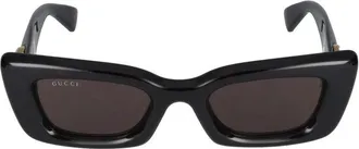 Gucci Sunglasses, female, Black, Size: 49 MM Gg1827S Cat Eye Sunglasses