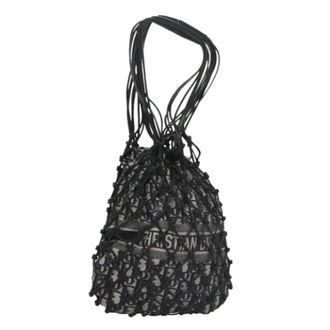 Dior Pre-owned Bucket Bags, female, Multicolor, Size: ONE SIZE Pre-owned Vintage Canvas Bucket Bag