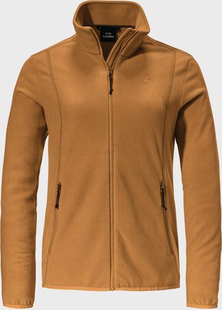 Sch&ouml;ffel Fleecejacke SCH&Ouml;FFEL Fleece Jk Style Ash WMS, Damen, Gr. 40, 4745, braun, Oberstoff: 100% Polyester, regular fit, hoch geschlossener Ausschnitt, Jacke