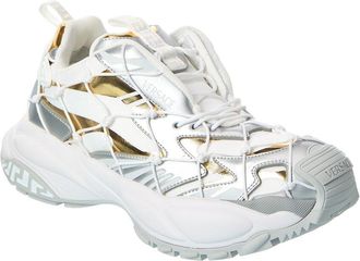 Versace Leather & Mesh Sneaker