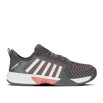 K-Swiss Womens Pickleball Supreme Shoes In Asphalt/white/amber
