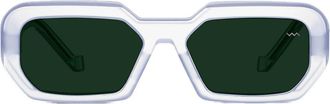 Vava Transparent WL0052 Titanio Rectangular Sunglasses