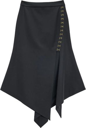 Just Cavalli Gonna Hooks - Dames - Midirokken - Zwart - S - Polyester - Rokken