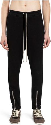 Rick Owens Heren, Broeken, Zwart, Maat: M Katoen
