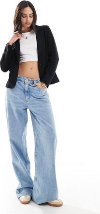 Vero Moda fitted jersey blazer in black