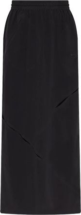 Yohji Yamamoto Gonna lunga asimmetrica - Nero