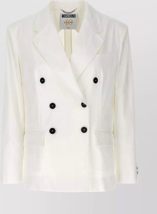 Moschino double-breasted blazer with buttoned cuffs