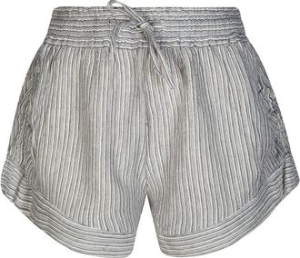 Isabel Marant Thaliany Shorts - Dames - Bermuda - Blauw - 2XS - Katoen - Korte Broeken