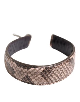 Dolce & Gabbana Bruine Exotische Leren Handtas Accessoire Schouderband