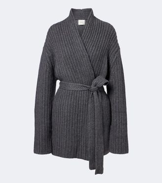 Lisa Yang Cardigan Jacqueline in cashmere a portafoglio