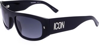 Dsquared2 Mens 57 mm Black Sunglasses ICON0016-S-807-57