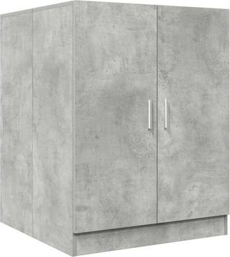 vidaXL Armario de lavadora gris hormigón 70,5x71,5x91,5 cm Vidaxl