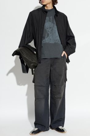 Our Legacy Jacket With Stand-up Collar, Mens, Black