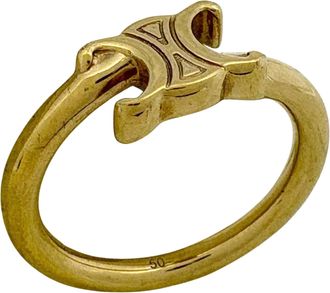 Celine Gold Band Ring (Pre-Owned)