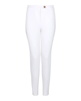 Ferragamo Womens Slim-Fit Trousers In White