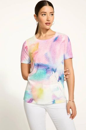 FDJ Swell Short Sleeve Tee In Pastel Colors