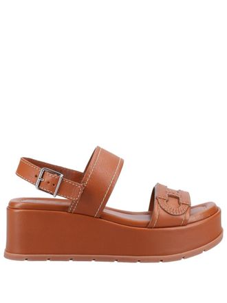 Hogan Brown H703 Platform Sandals