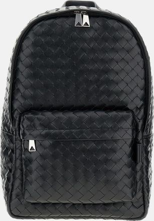 Bottega Veneta Black Intrecciato Backpack