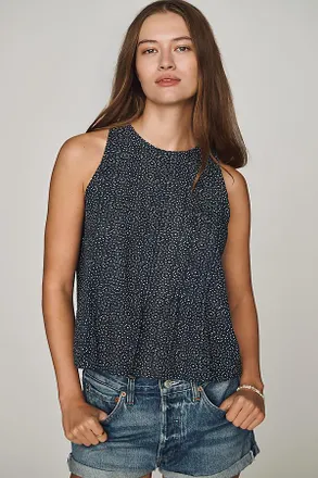 Pilcro 100% Cotton Pintuck Tank Top