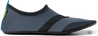 Fitkicks Mens Active Lifestyle Footwear Foldable Shoes, charcoal, Large