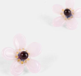 Alaia Womens Bloom Pink Earrings Jewelry Bijoux