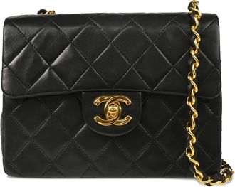 Chanel Borsa Classic Square Flap mini 1985-1990 - Nero