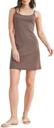 Wishlist Rib Knit Minidress in Expresso at Nordstrom Rack, Size Large