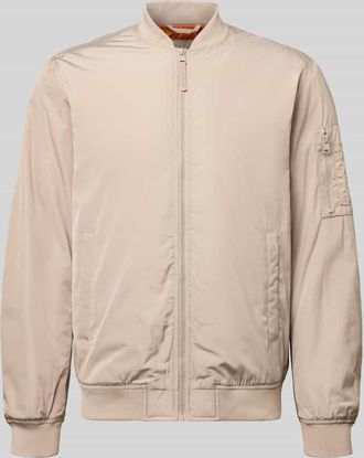 Only & Sons Regular Fit Blouson mit College-Kragen Modell JOSHUA in Beige, Gr&ouml;&szlig;e XXL