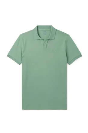 Polo Ralph Lauren Logo-Embroidered Cotton-Blend Piqué Polo Shirt