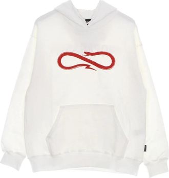 PROPAGANDA Rode Hoodie Lichtgewicht Sweatshirt - Heren - Hoodies - Wit - XL - Katoen - Hoodies & sweatvesten