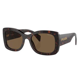 Prada Sunglasses, unisex, Brown, Size: 56 MM Oval Sunglasses