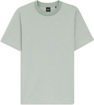 BOSS Bubble-structure T-shirt in cotton