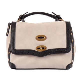 Zanellato Handbags, female, Beige, Size: ONE SIZE Postina Baby Leather Bag