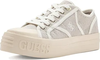 Guess Issah Womens Shoes Grey/Medium Natural Logo : 8.5 M, Textile