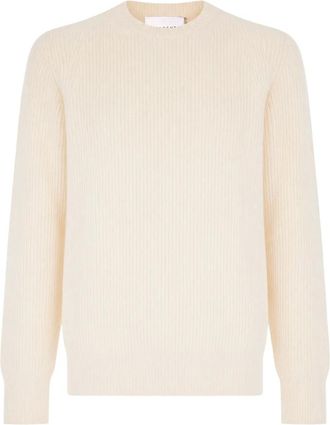 Amaranto Maglione Girocollo a Costine - - Knitwear - Uomo - Beige - L
