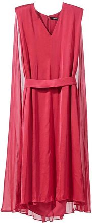 Karl Lagerfeld Midi Ceremony Cape Dress
