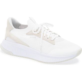 BOSS TTNM Evo Knit Sneaker in White at Nordstrom Rack, Size 7Us / 6Uk