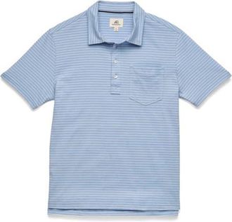 Surfside Supply Co. Michael Stripe Polo in Forever Blue Stripe at Nordstrom, Size Xx-Large