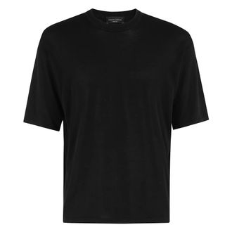 Roberto Collina Hombre, Camisetas, Negro, Talla: S