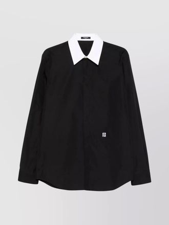 Balmain collar contrast long sleeves shirt