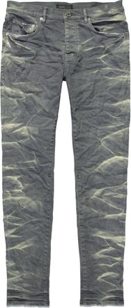 Purple Faded Skinny Jeans - Mens - Pure Cotton/Lycra