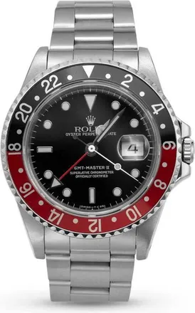 Rolex Pre-owned Rolex GMT-Master II Automatic Black Dial Mens Watch 16710 BKSO