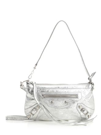 Balenciaga Le City Shoulder Bags Silver-Donna