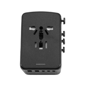 OEM Adaptador De Viaje Internacional Con Enchufe De Ca, Adaptador De Corriente Universal, 3 Puertos Usb + Puerto Tipo-c, Apto Para Varios Pa&iacute;ses