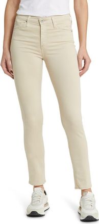 AG - Adriano Goldschmied The Prima Cigarette Leg Skinny Jeans in Cream Froth at Nordstrom, Size 32
