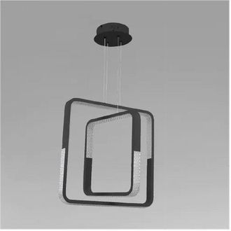 Trade Shop Trade Shop - Copy Of Lampadario A Sospensione Led 48w Esagonale Effetto Cristallo Moderno Bianco 31838