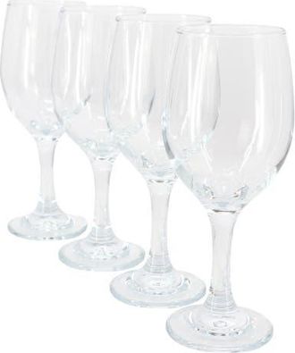 Gibson Home Belinni 4 Piece 14.2 Ounce Classic Wine Glass Set in Clear at Nordstrom