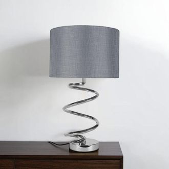 Pagazzi Kasi 54Cm Table Lamp Polished Chrome in Silver