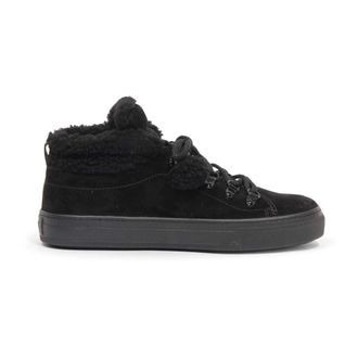 Tod's Sneakers, female, Black, 5 UK, Sporty Fur Shoes